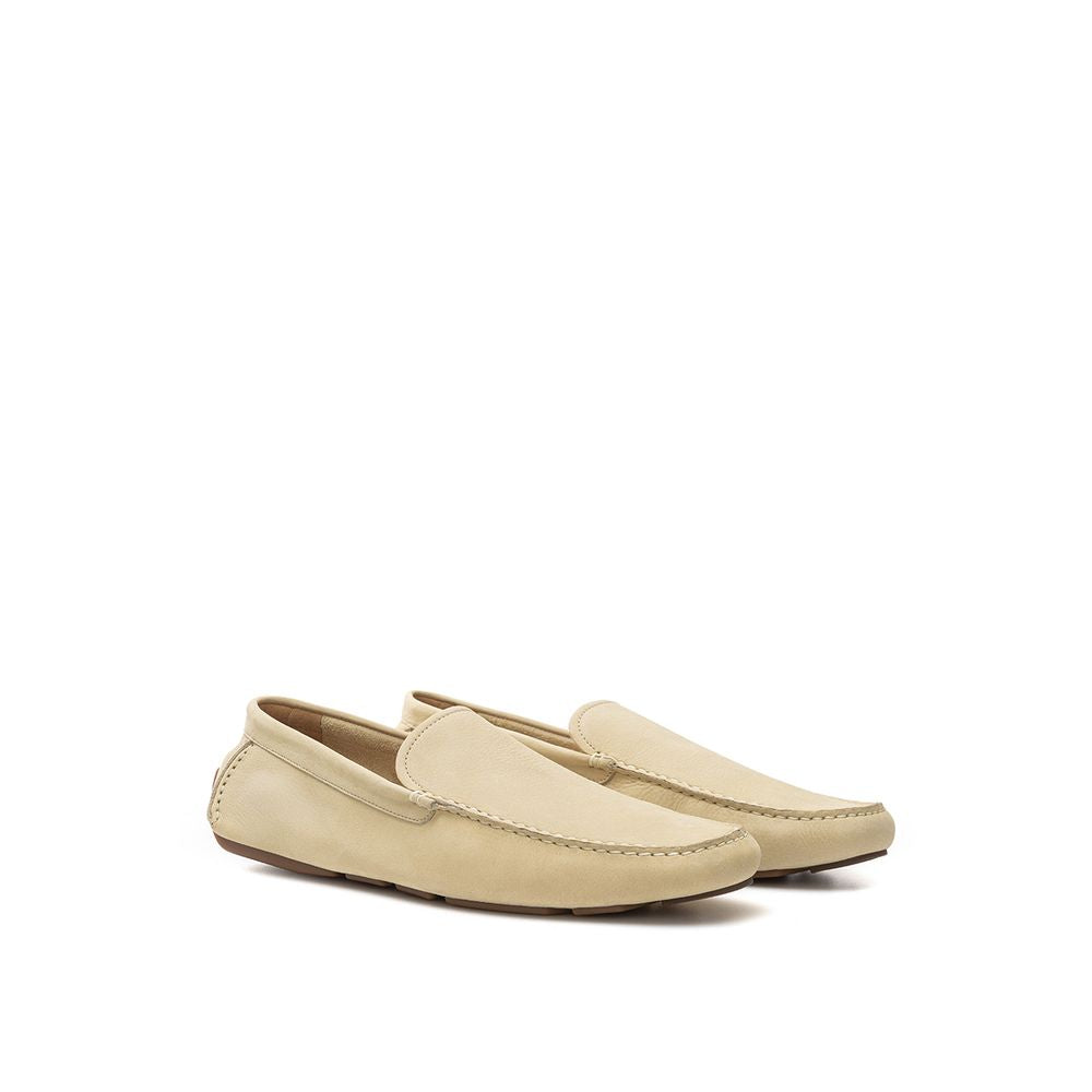 Bally – Beigefarbener Ledermokassin