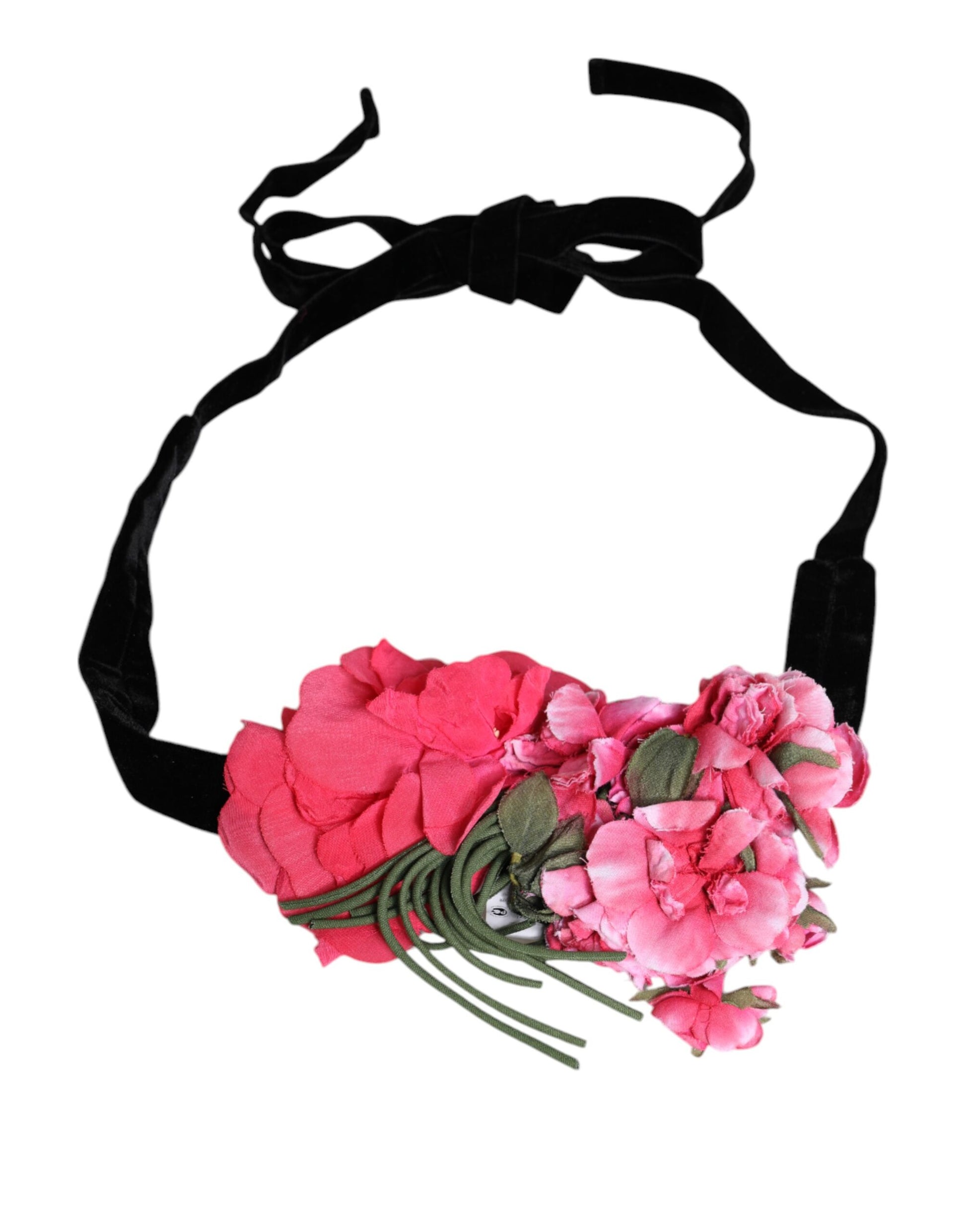 Ceinture à nouer Dolce & Gabbana multicolore à appliqués floraux