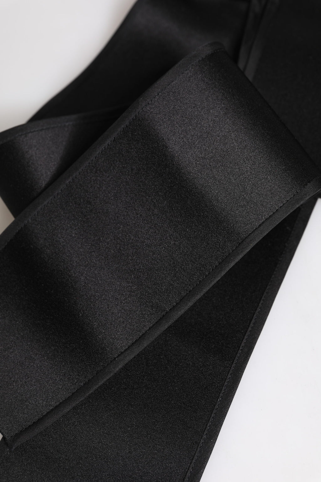 Ceinture large Dolce & Gabbana en satin noir