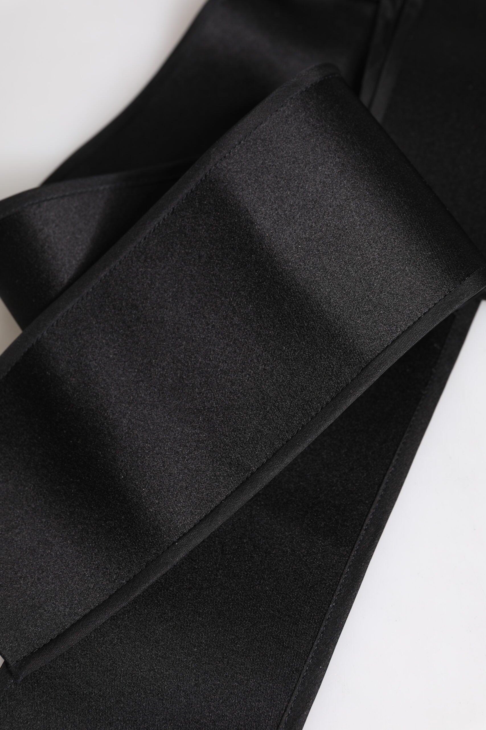 Ceinture large Dolce & Gabbana en satin noir