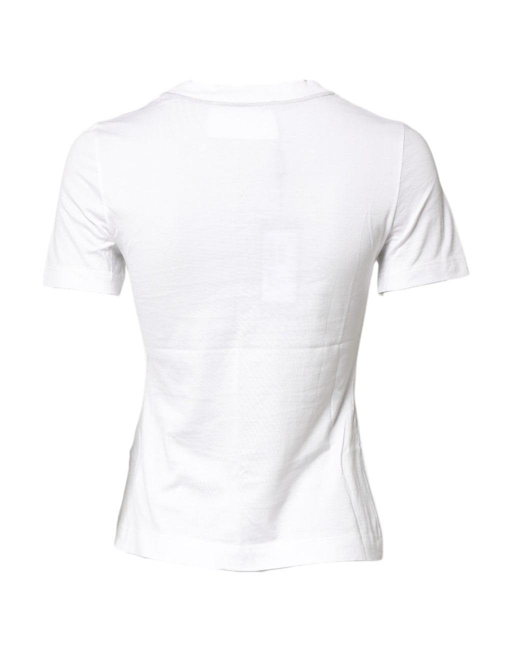 T-shirt col rond Dolce & Gabbana en coton blanc à imprimé graphique