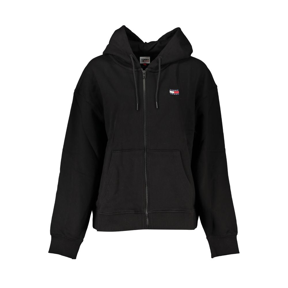 Sweat-shirt Tommy Hilfiger noir en coton pour femme
