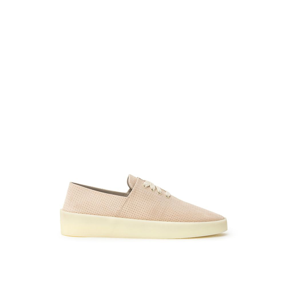 Baskets basses en cuir beige Fear Of God