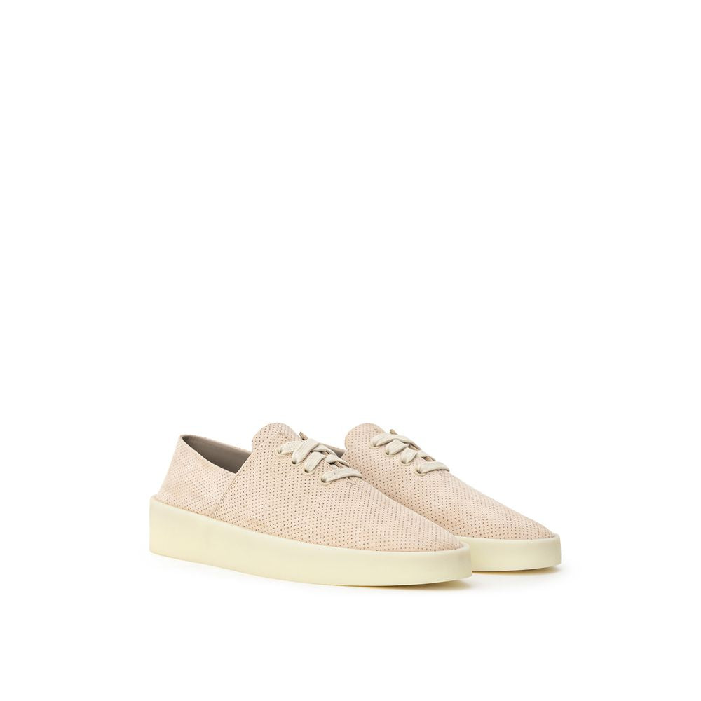 Baskets basses en cuir beige Fear Of God