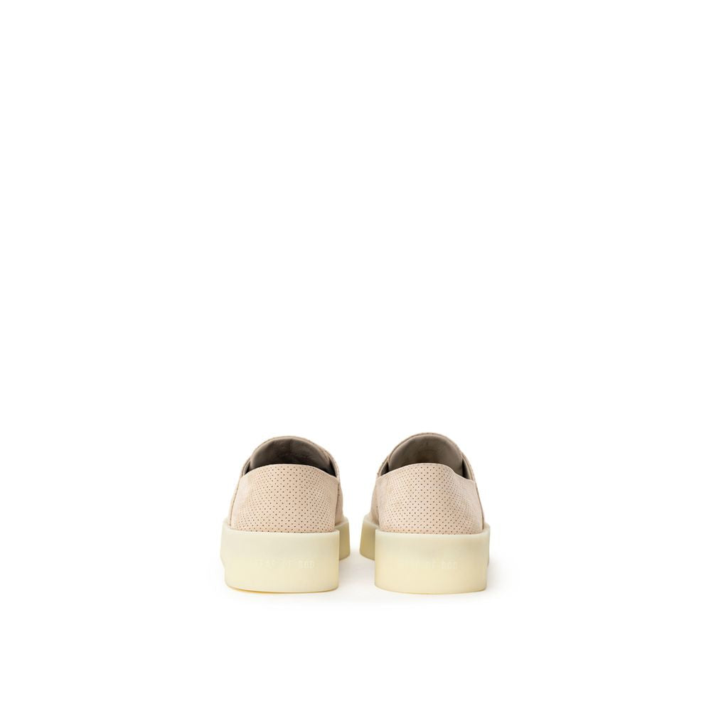 Baskets basses en cuir beige Fear Of God