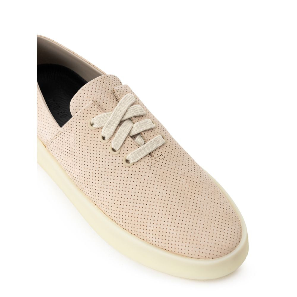 Baskets basses en cuir beige Fear Of God