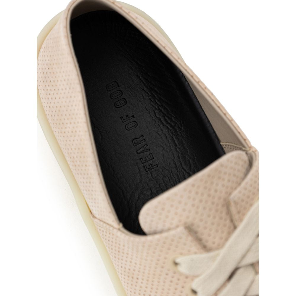 Baskets basses en cuir beige Fear Of God