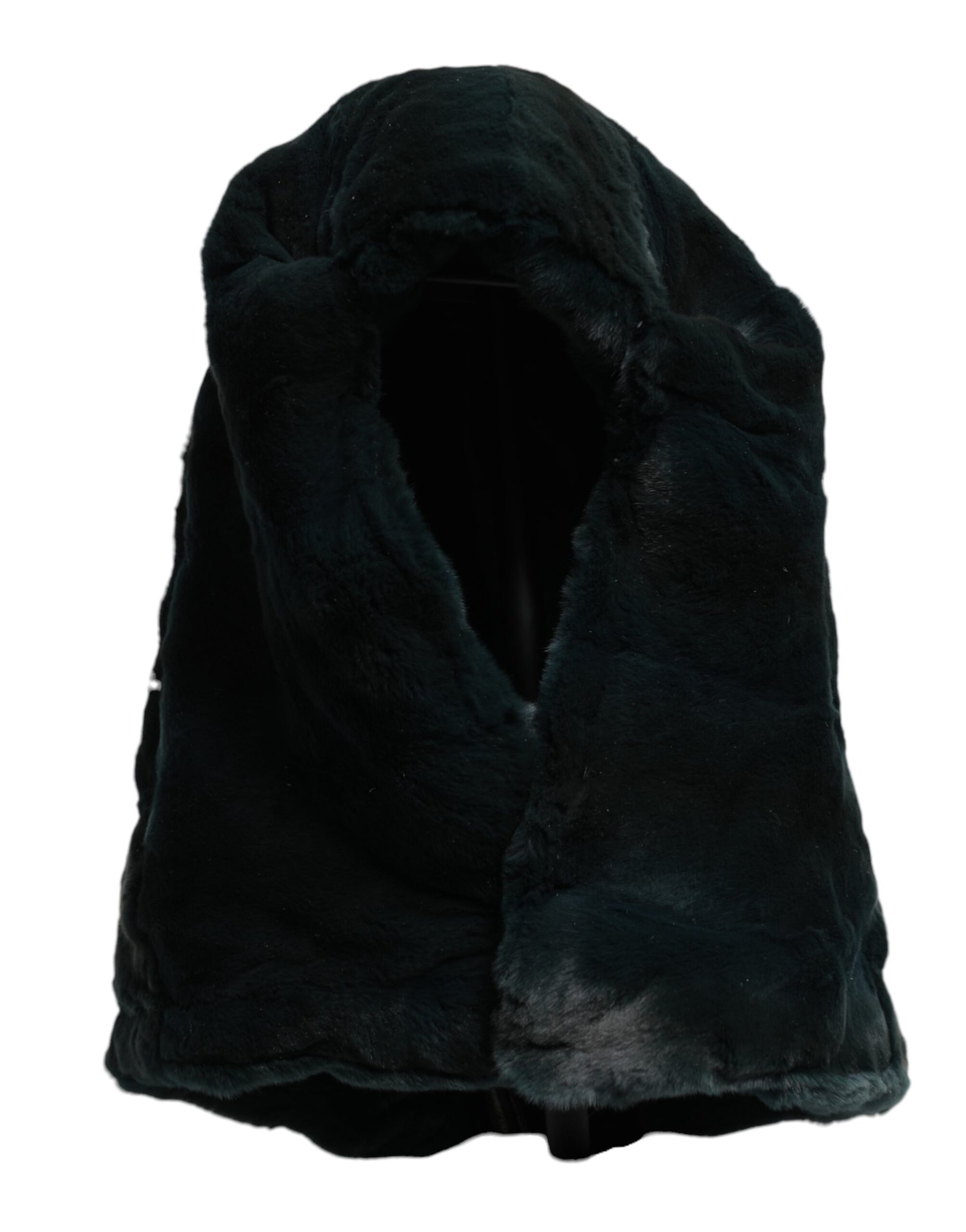 Bonnet Dolce & Gabbana en fourrure de vison noire pour femme