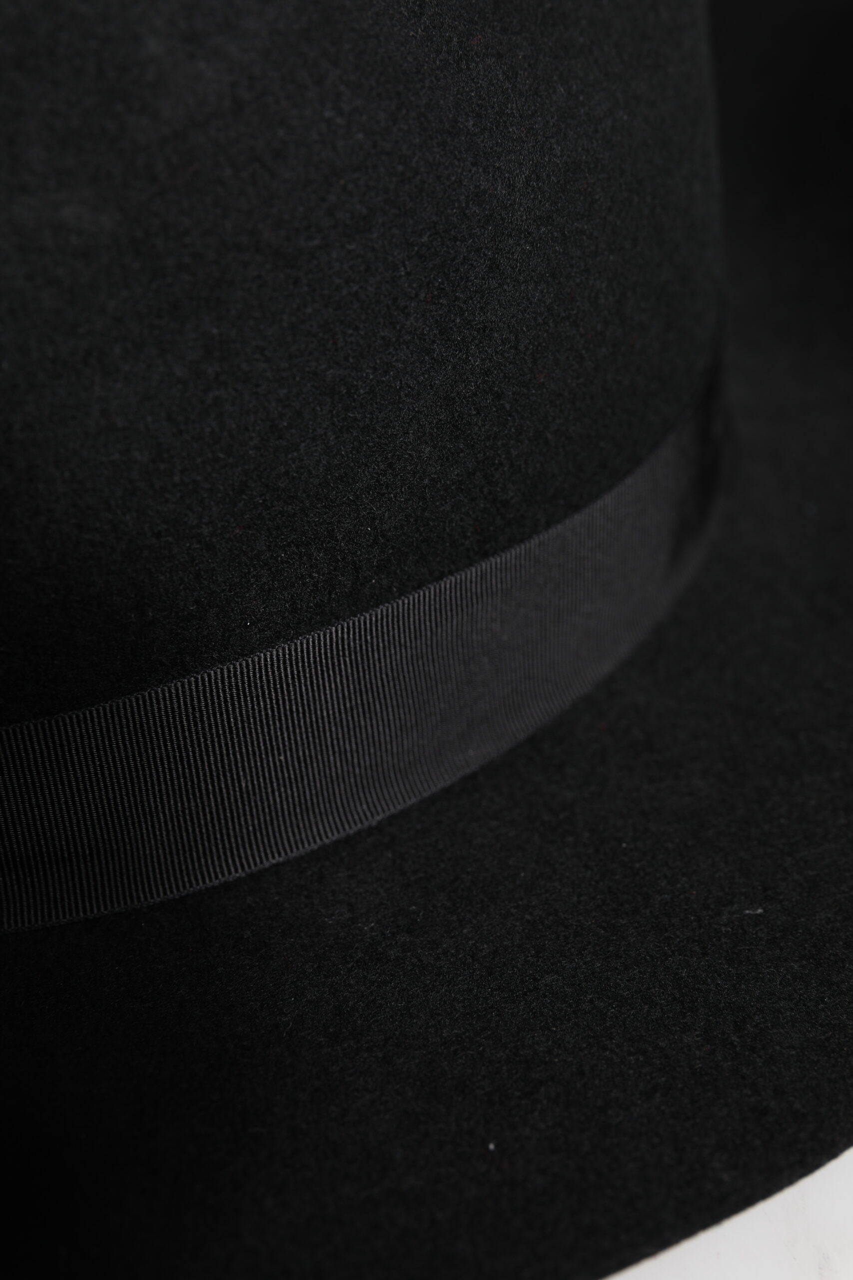 Chapeau Fedora Trilby noir à larges bords Dolce & Gabbana