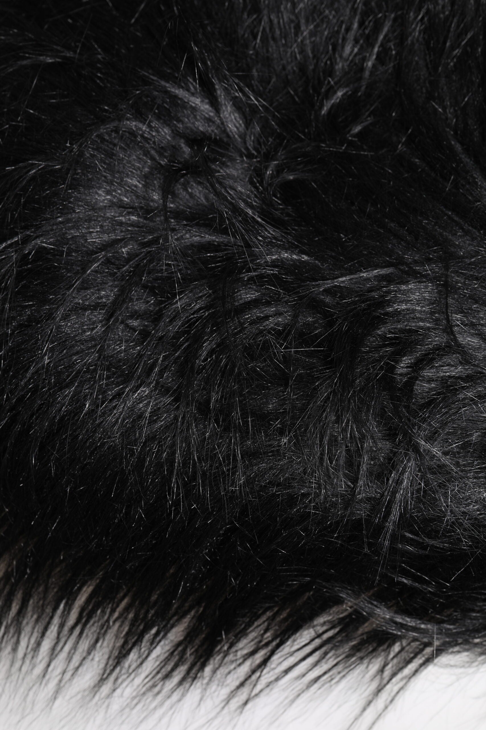 Chapeau bob en fourrure acrylique noire Dolce & Gabbana pour femme