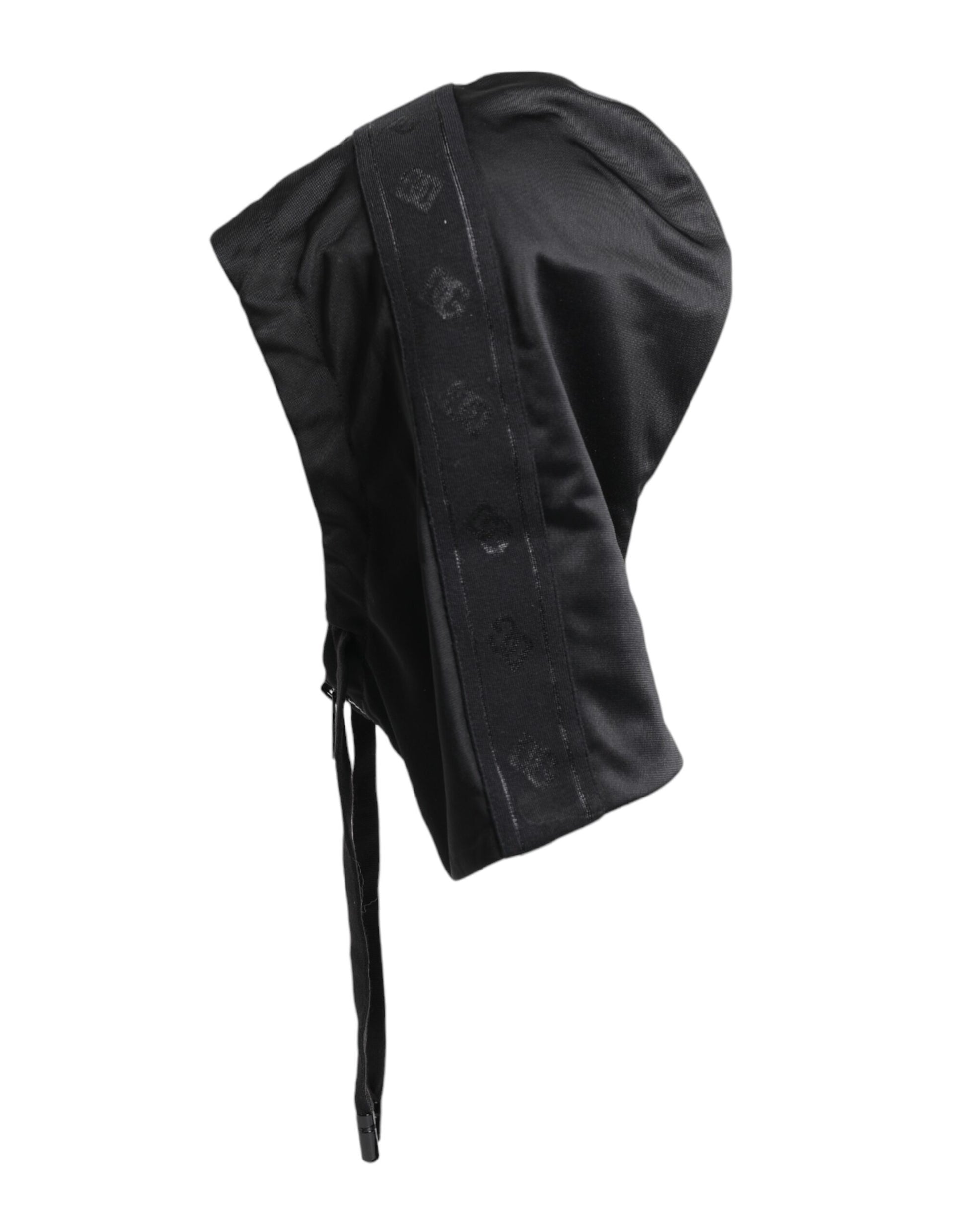 Chapeau-foulard intégral Dolce & Gabbana en polyester noir