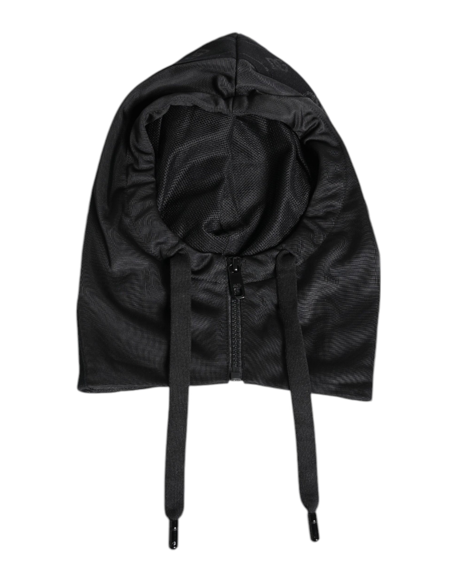 Chapeau-foulard intégral Dolce & Gabbana en polyester noir