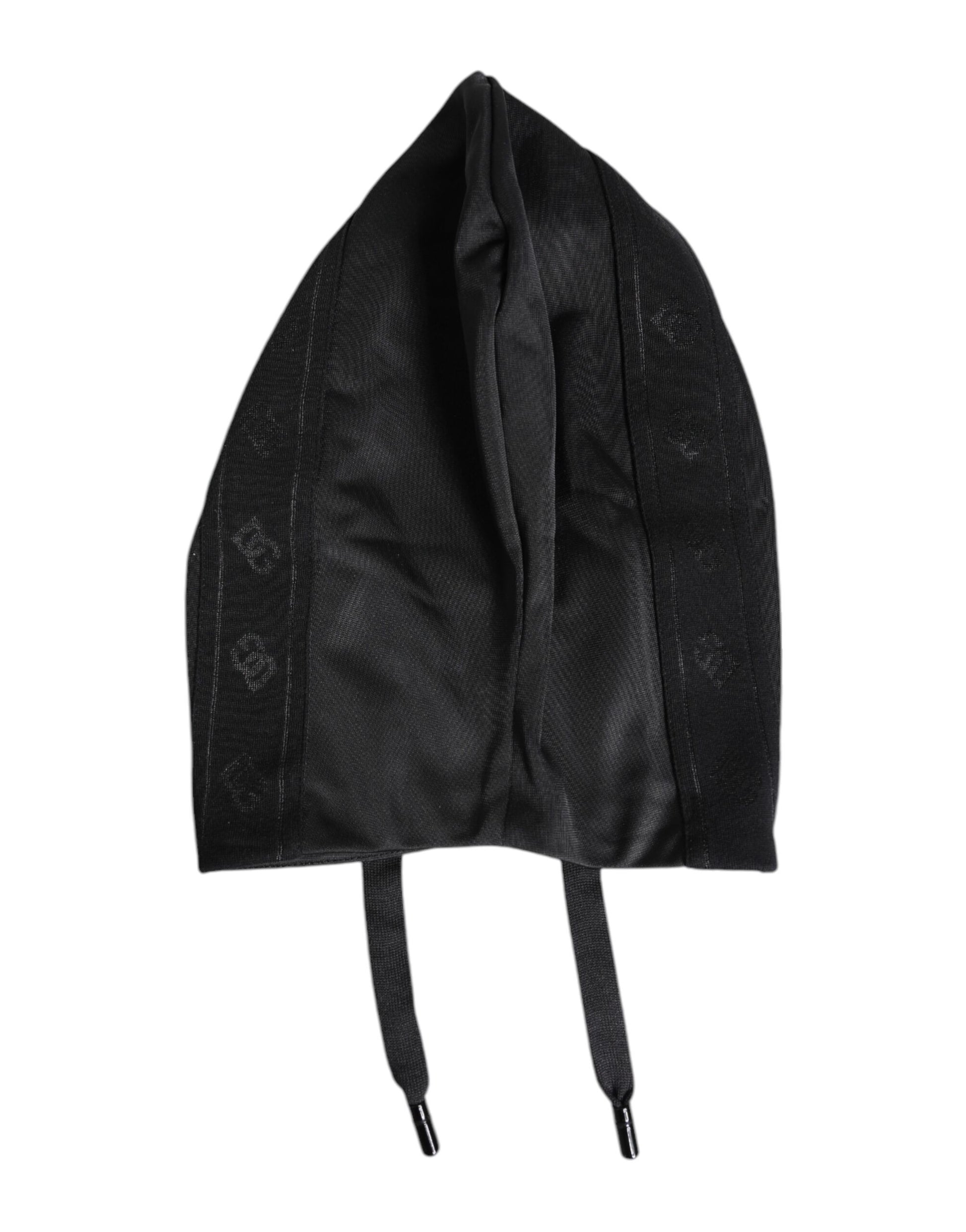 Chapeau-foulard intégral Dolce & Gabbana en polyester noir