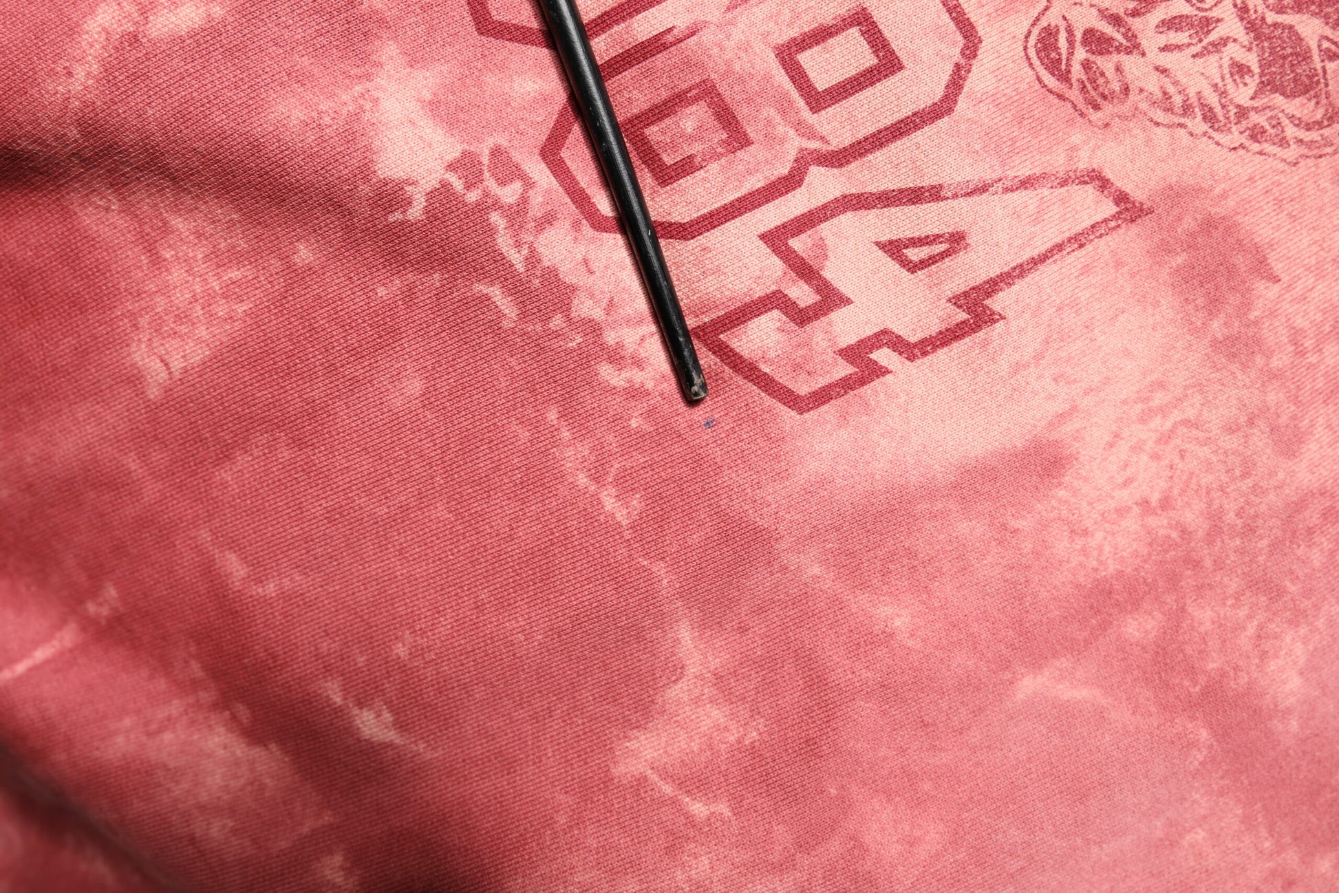 Pull à capuche Dolce & Gabbana rose délavé DG MILANO