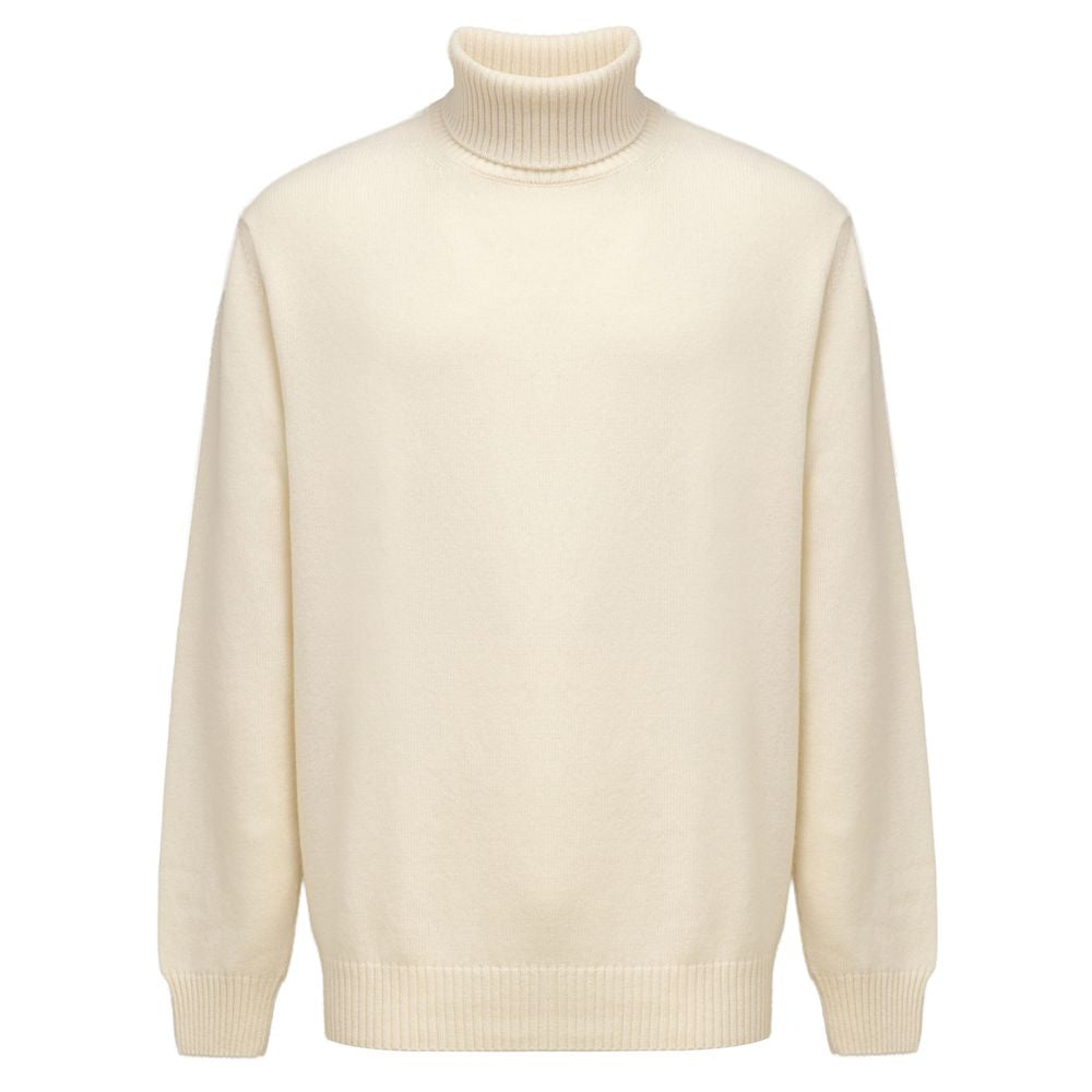 Cruciani Rollkragenpullover aus weißem Kaschmir
