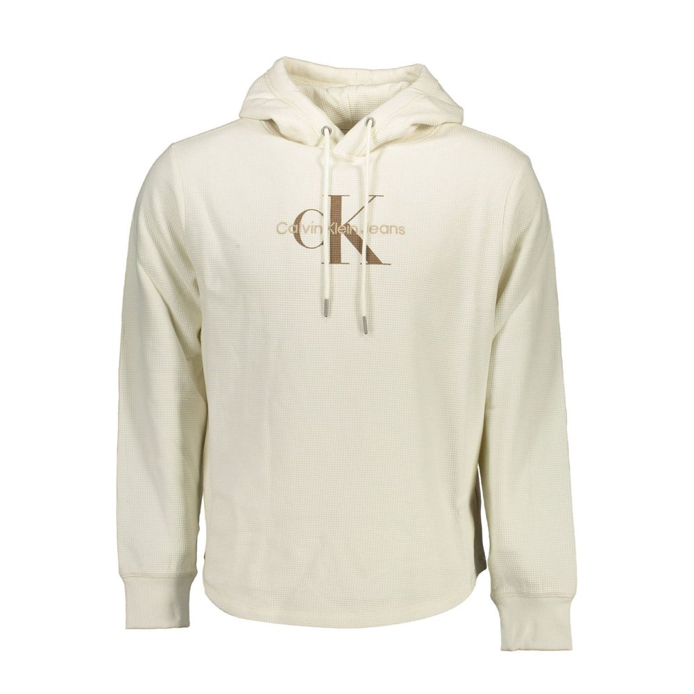 Chandail Calvin Klein en coton blanc pour homme