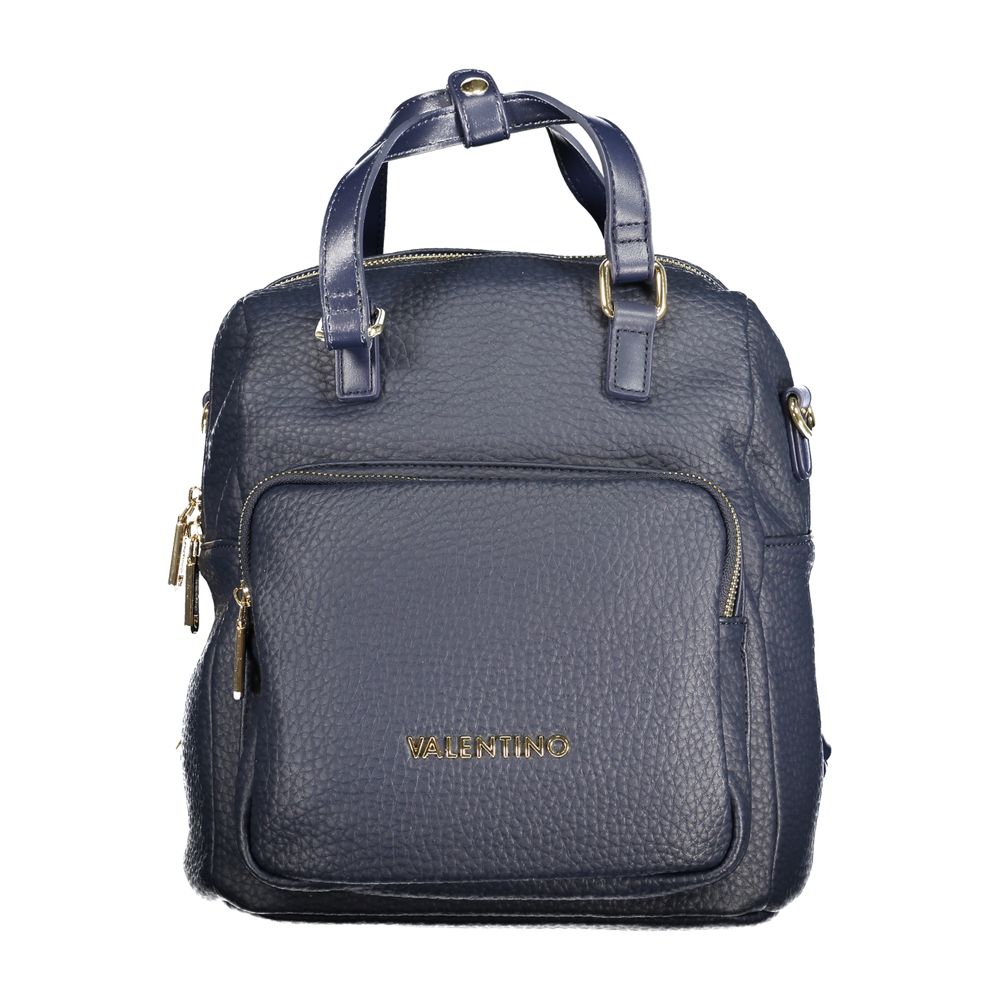 Mario Valentino Blauer Polyethylen-Rucksack für Damen