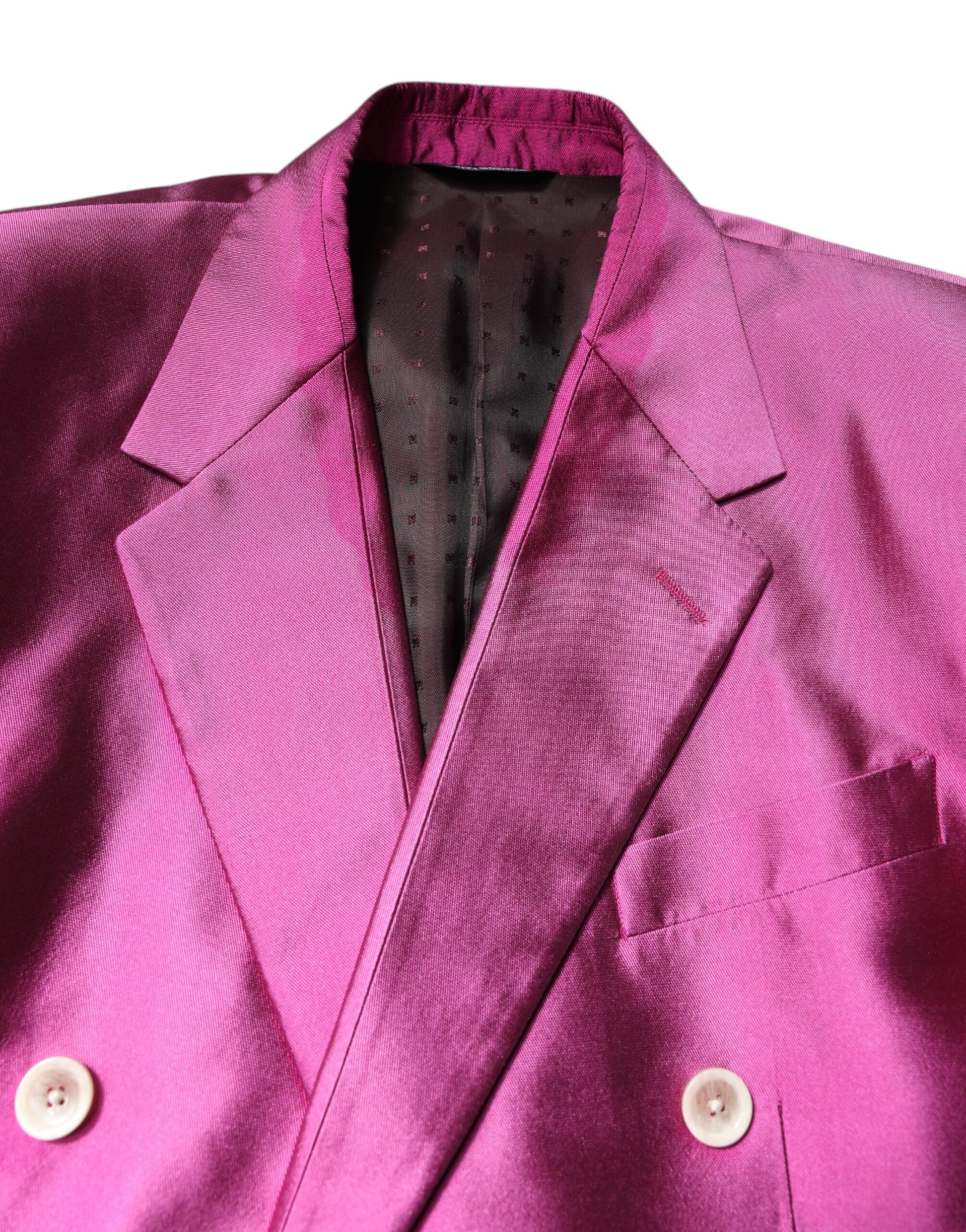 Dolce &amp; Gabbana – Zweireihiger 3-teiliger Anzug „SICILIA“, Pink