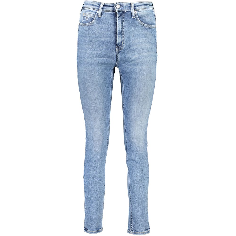 Jean skinny en coton Azzurro Calvin Klein pour femme