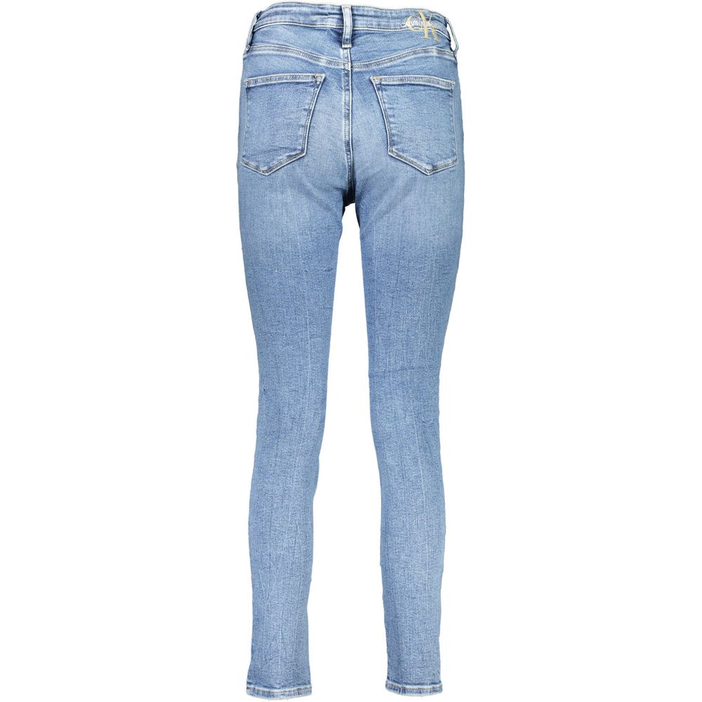 Jean skinny en coton Azzurro Calvin Klein pour femme