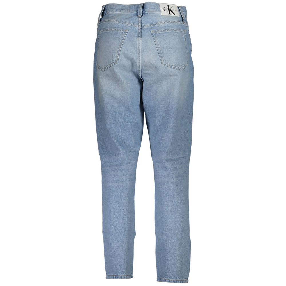 Calvin Klein Jean Femme Coton Azzurro