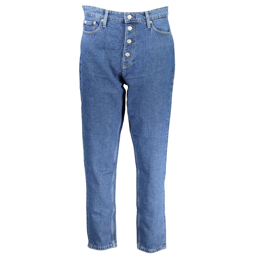 Jean femme en coton bleu Calvin Klein