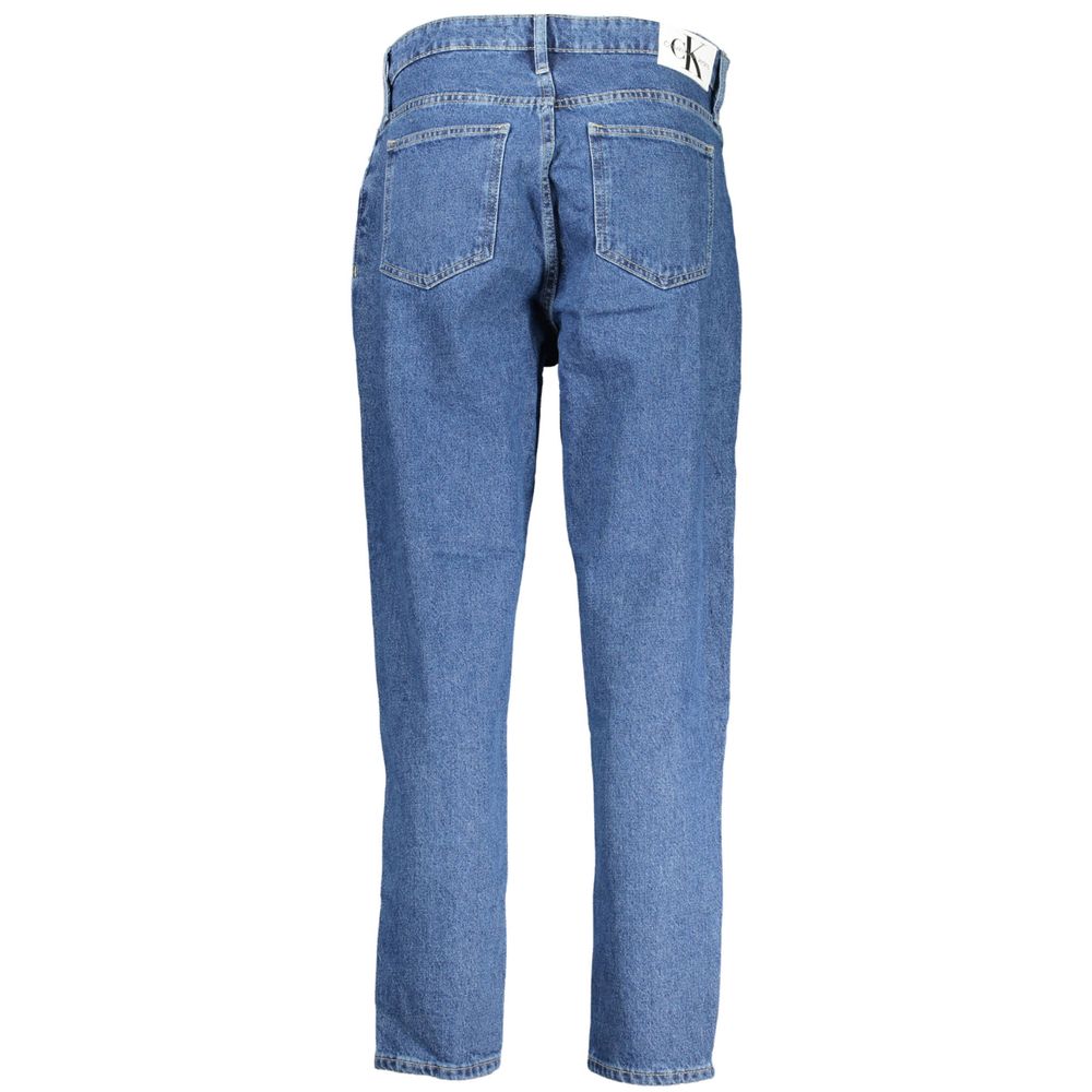 Jean femme en coton bleu Calvin Klein