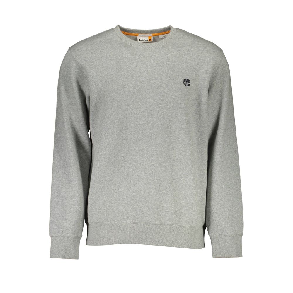 Sweat-shirt Timberland gris en coton biologique pour homme