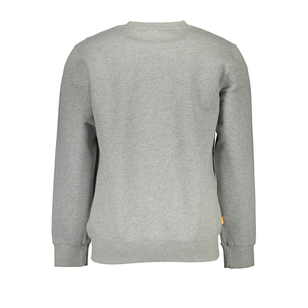 Sweat-shirt Timberland gris en coton biologique pour homme
