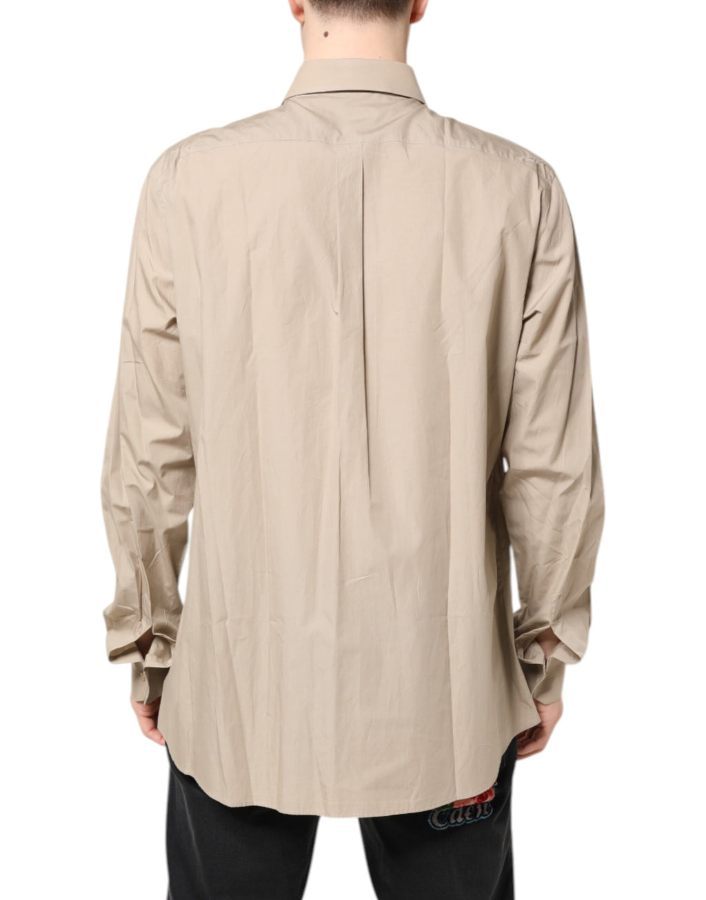 Chemise décontractée homme MARTINI Dolce & Gabbana beige à imprimé Pin-Up