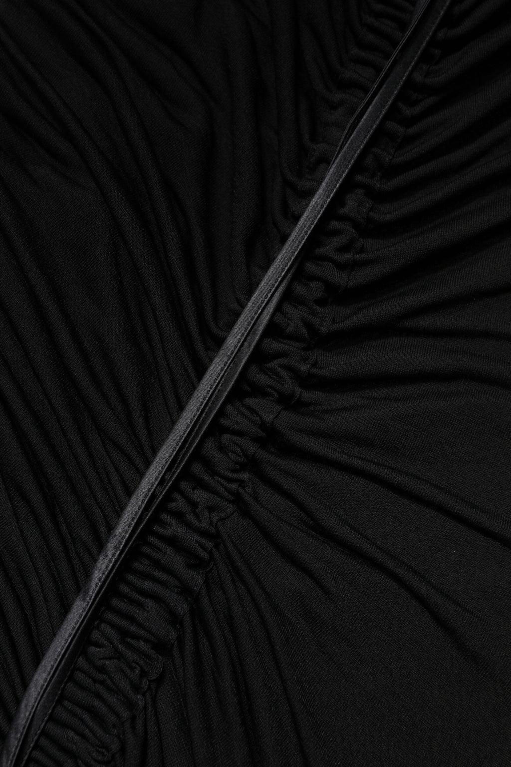 Robe longue moulante Dolce & Gabbana noire avec finitions en maille
