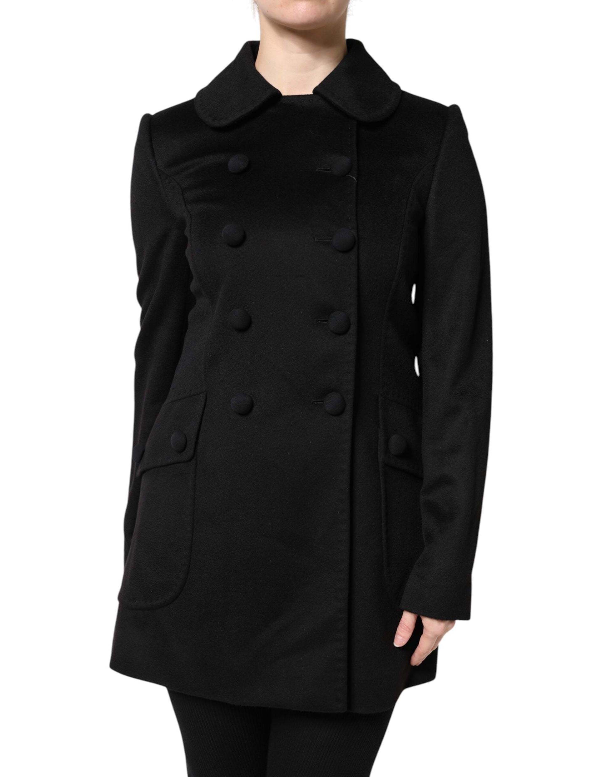 Veste de blazer Dolce & Gabbana Sartoria Italiano en laine noire