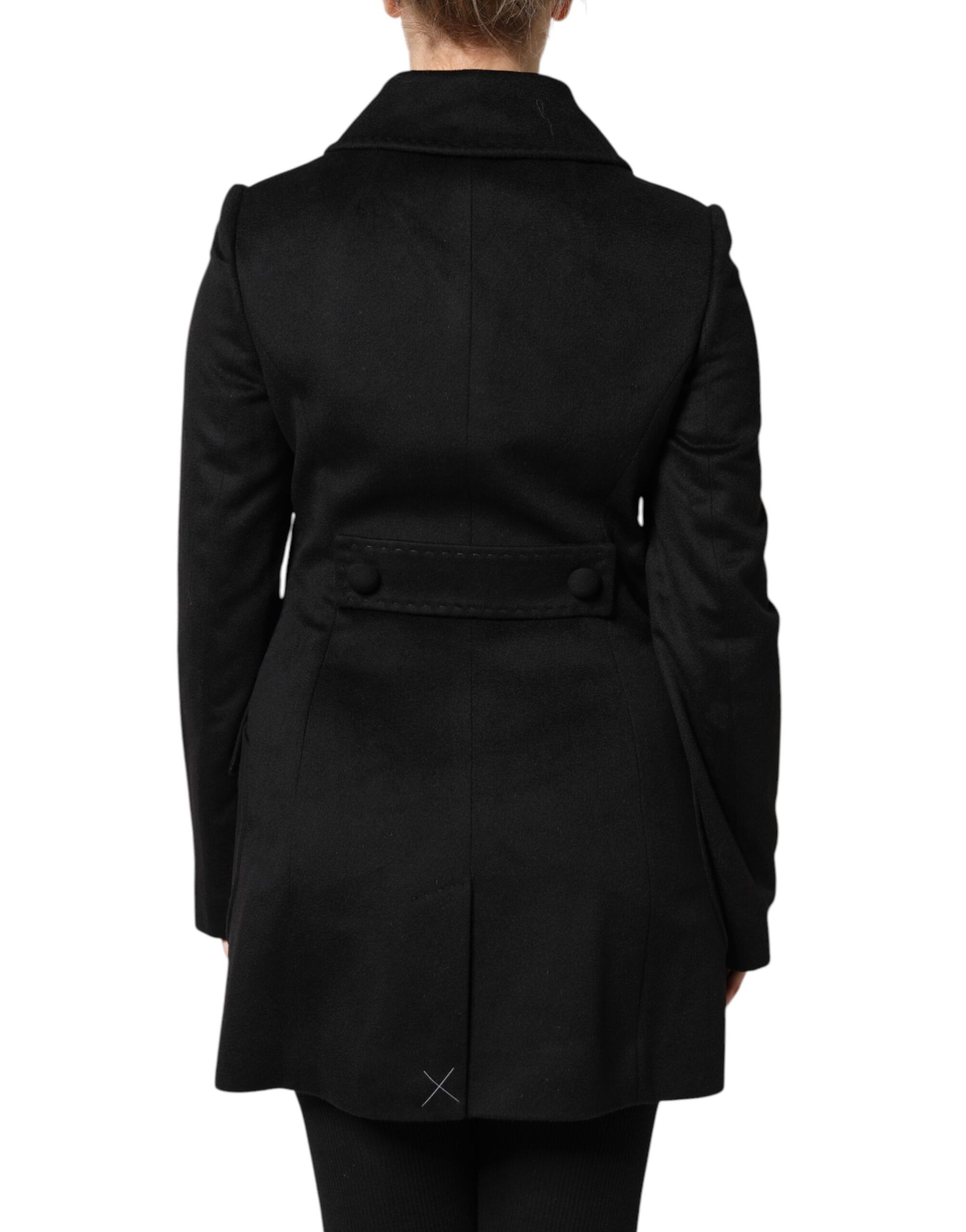 Veste de blazer Dolce & Gabbana Sartoria Italiano en laine noire