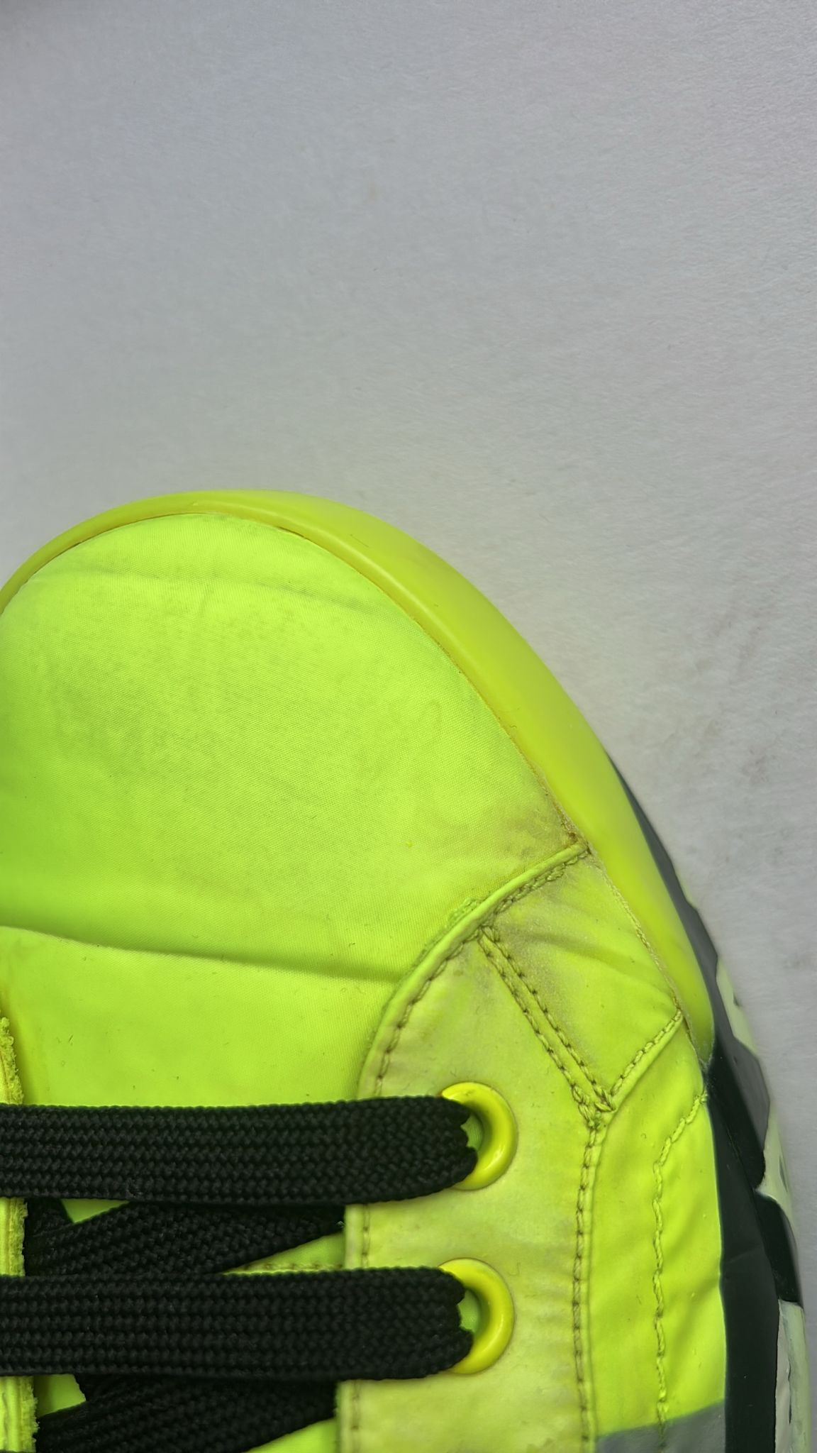 Baskets basses Dolce & Gabbana vert fluo avec bande logo