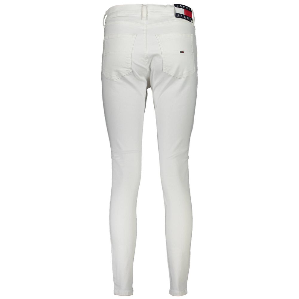 Jeans Tommy Hilfiger Bianco en Coton pour Femme