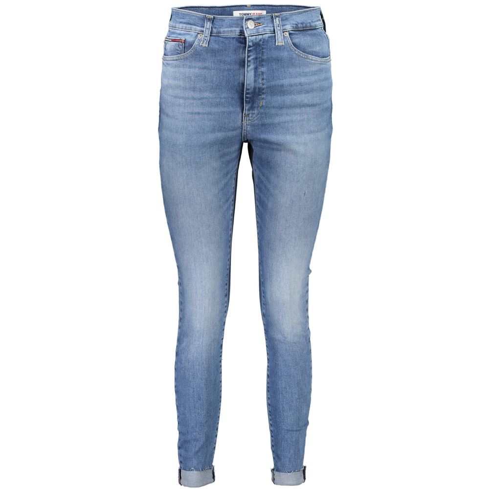 Jean skinny Tommy Hilfiger Azzurro en coton pour femme
