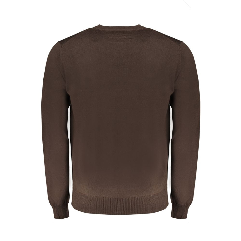 Pull en laine marron Harmont & Blaine pour homme