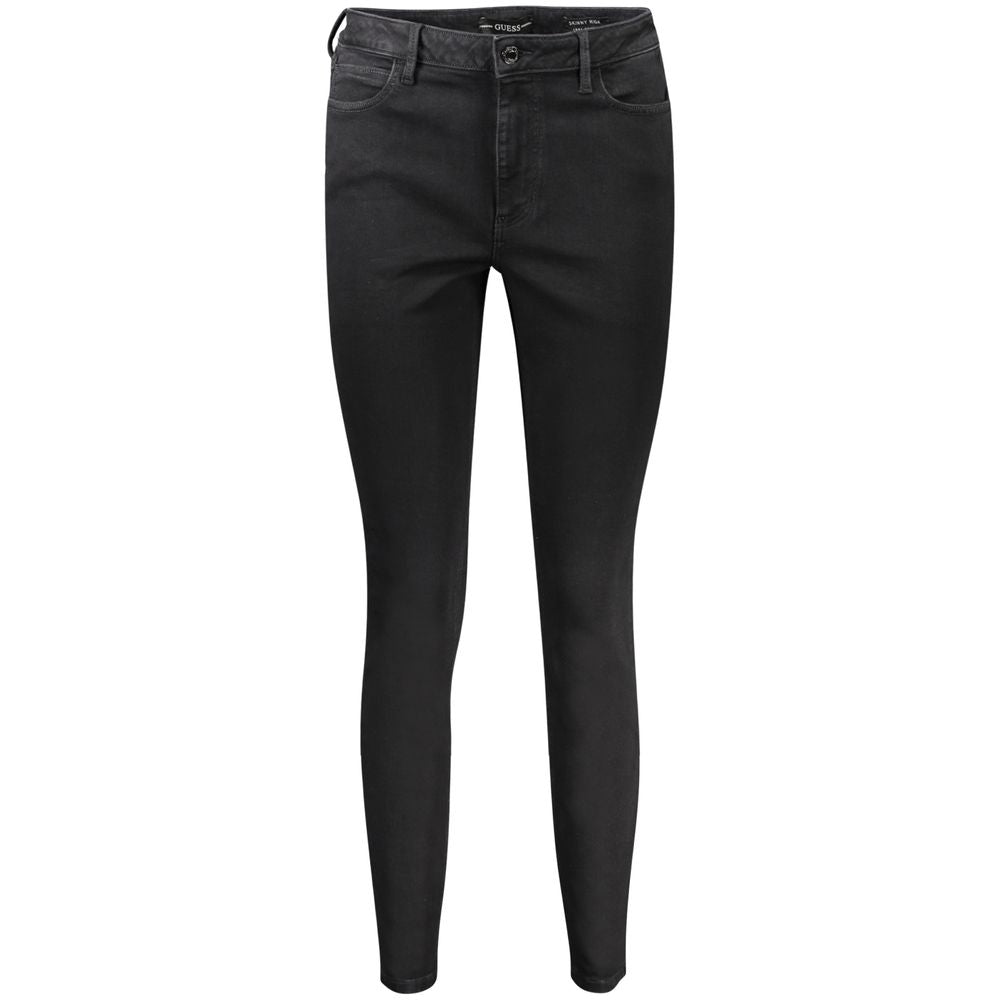 Guess Jean noir en coton pour femme
