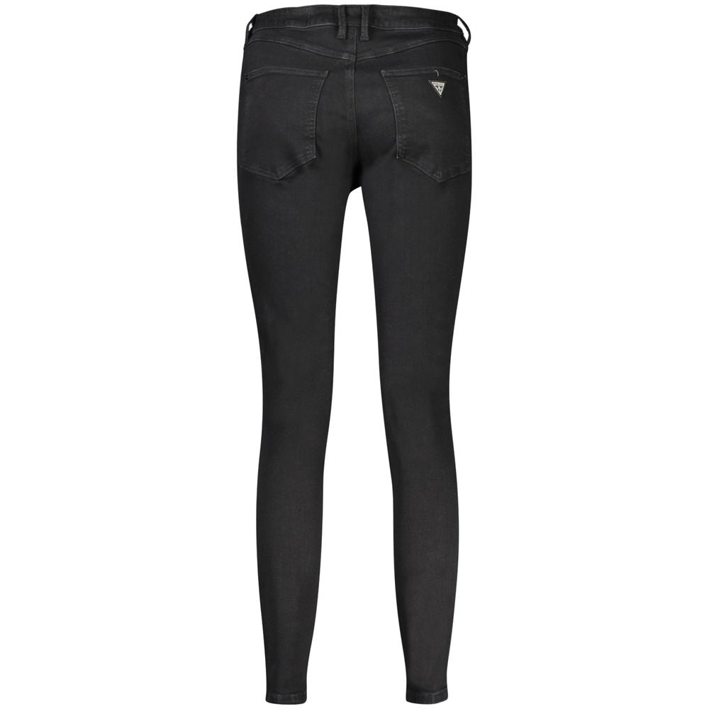 Guess Jean noir en coton pour femme
