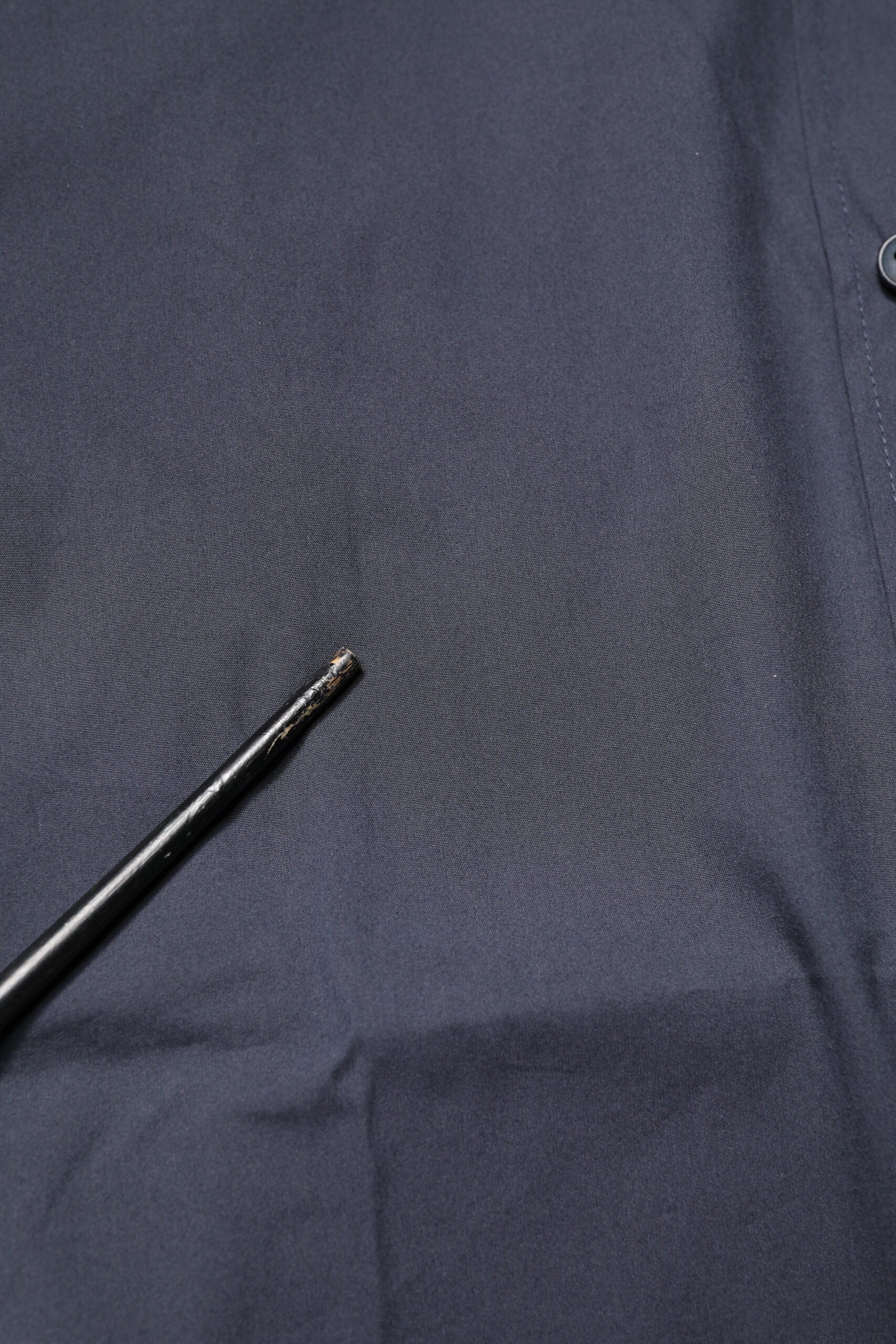 Chemise habillée Dolce & Gabbana bleu foncé en coton doré