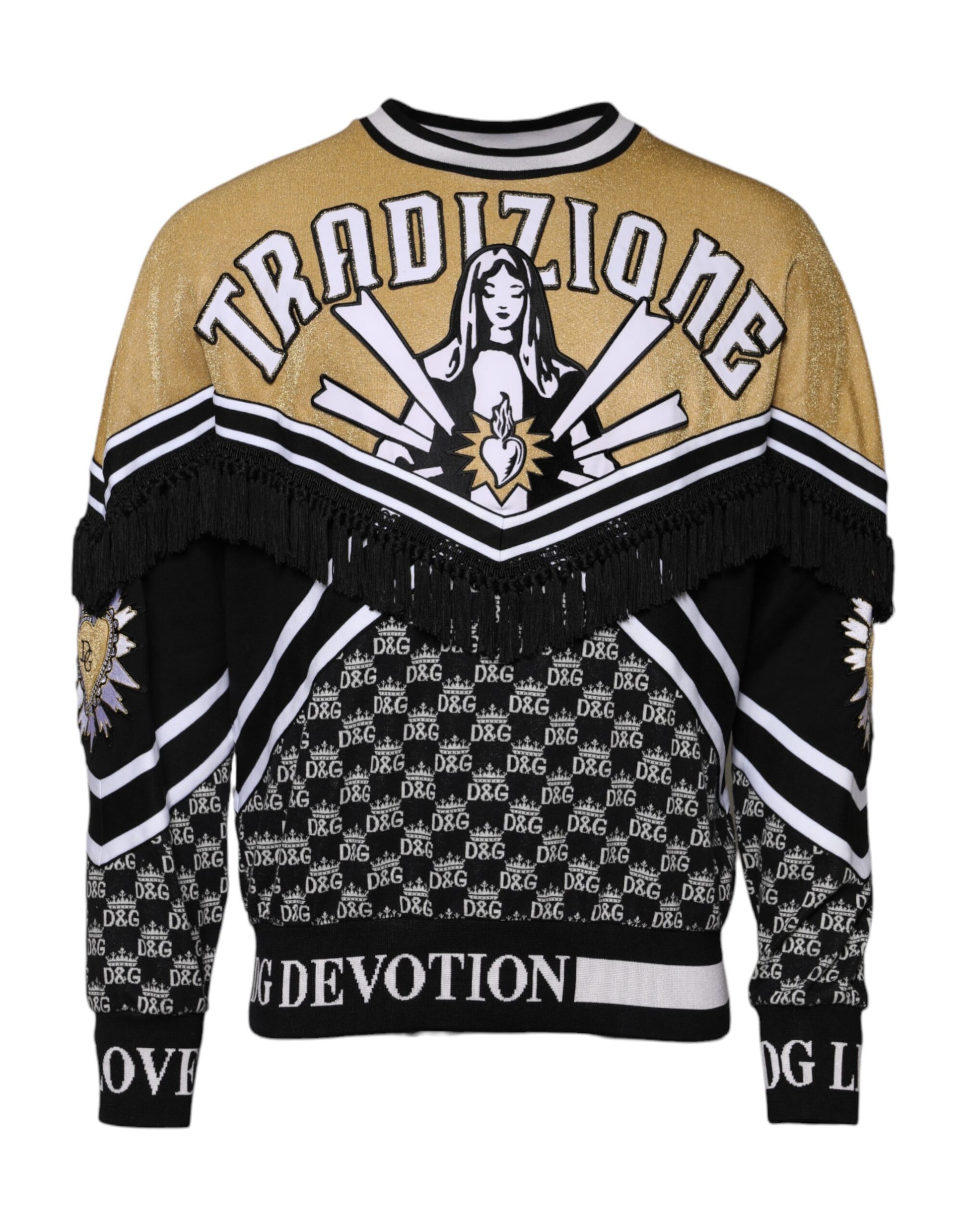 Pull Ras-du-cou Dolce & Gabbana en Coton Multicolore