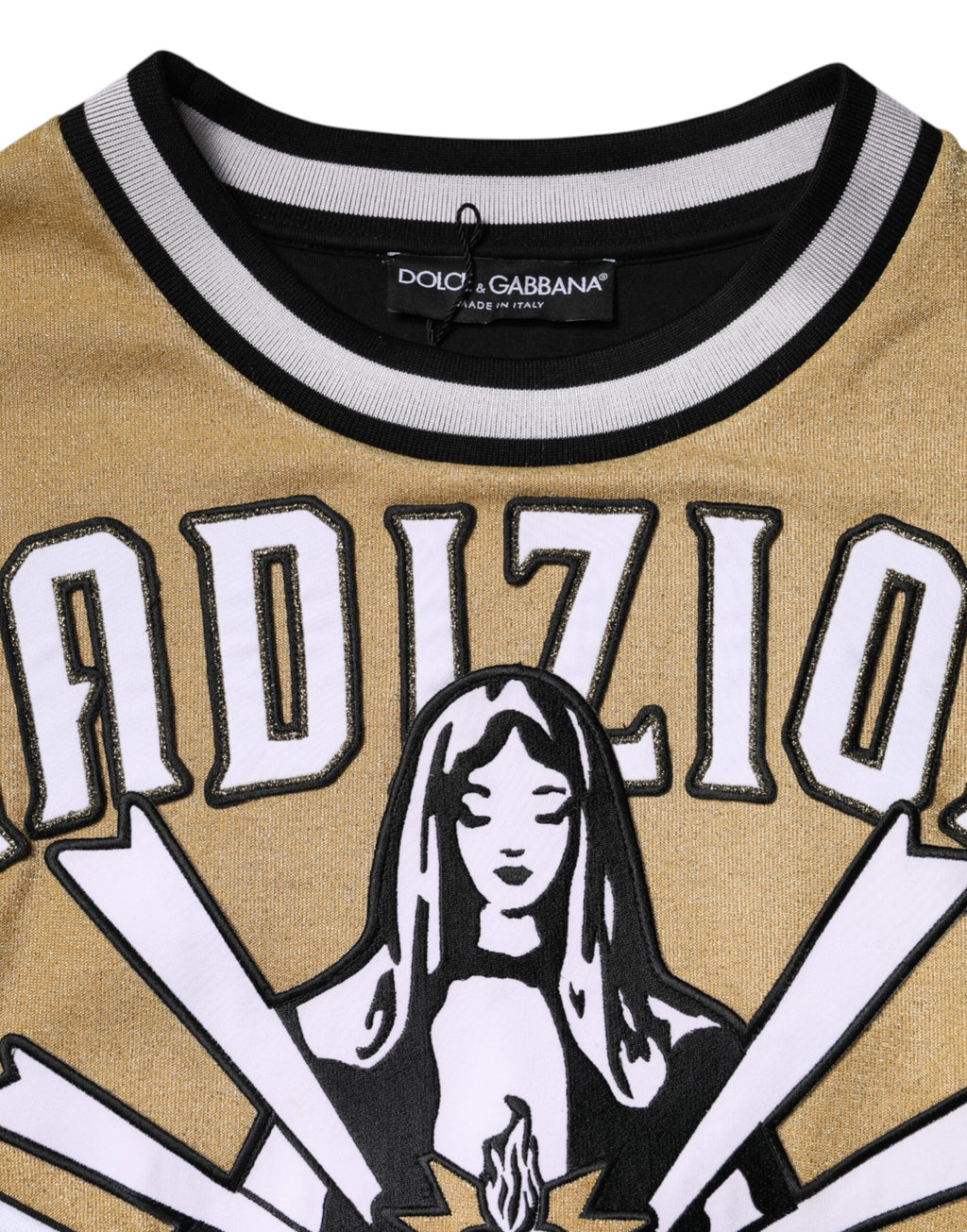 Pull Ras-du-cou Dolce & Gabbana en Coton Multicolore