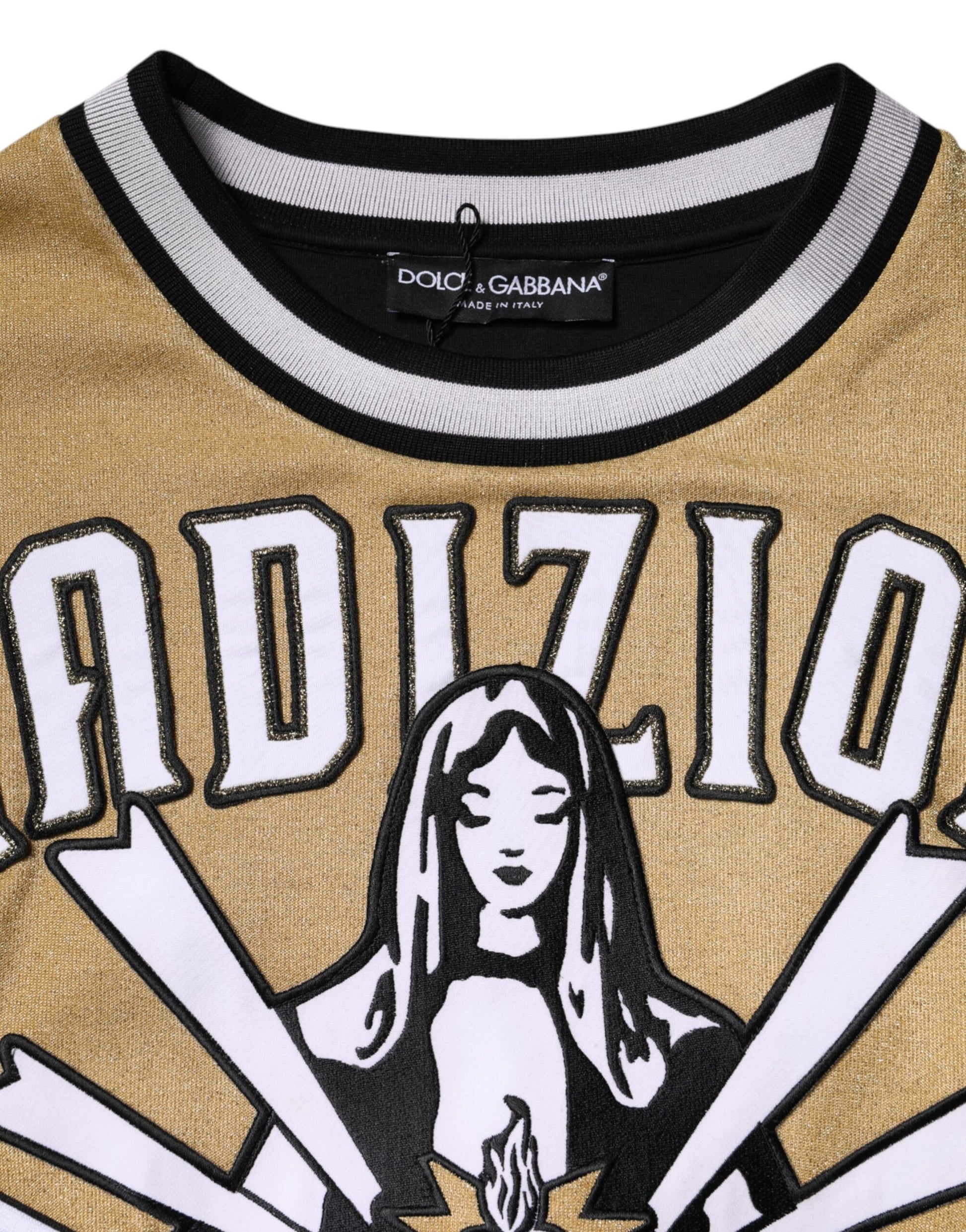 Pull Ras-du-cou Dolce & Gabbana en Coton Multicolore