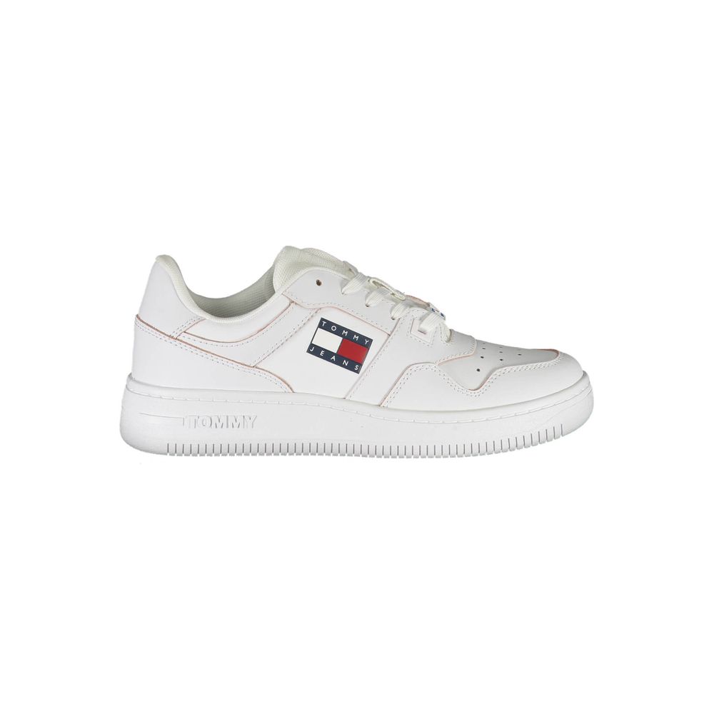 Baskets Tommy Hilfiger en cuir blanc pour femme