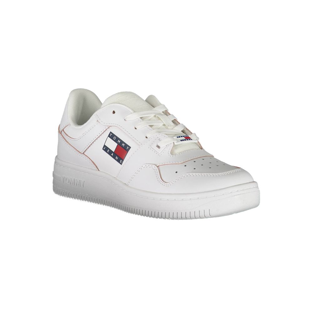 Baskets Tommy Hilfiger en cuir blanc pour femme