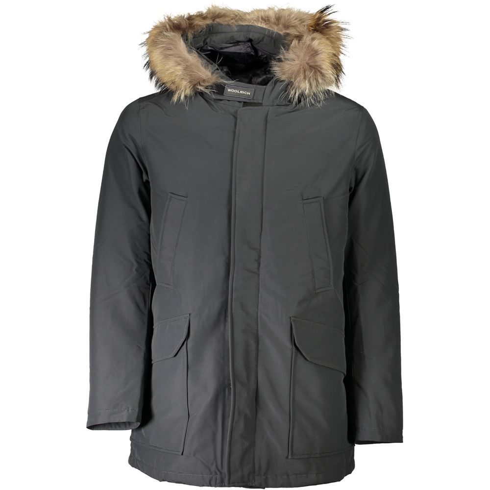 Graue Baumwolljacke von Woolrich