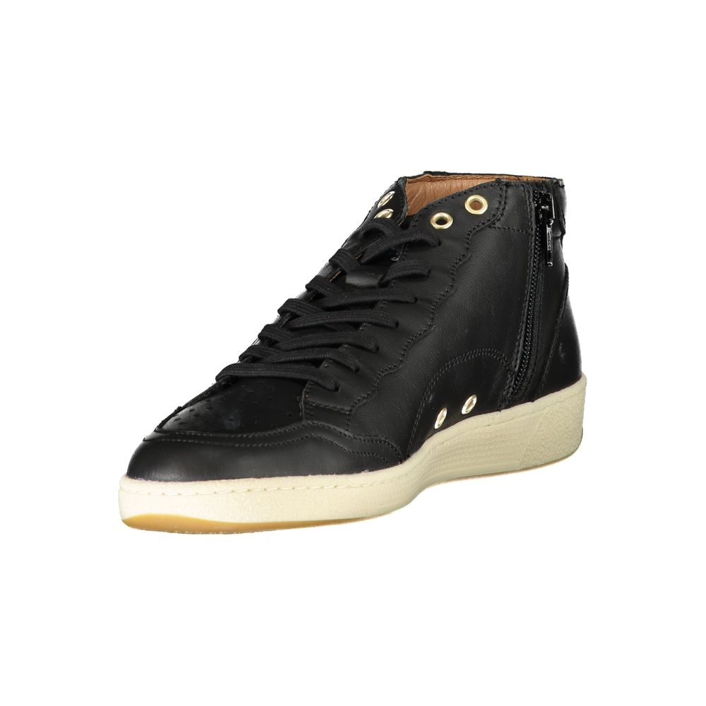 Blauer schwarzer Polyester-Sneaker