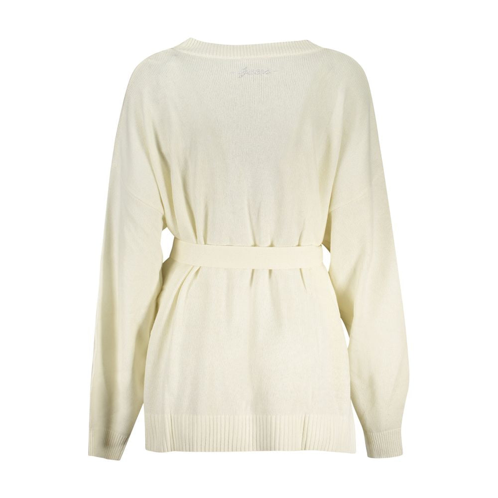Cardigan Femme Guess Jeans Blanc Acrylique