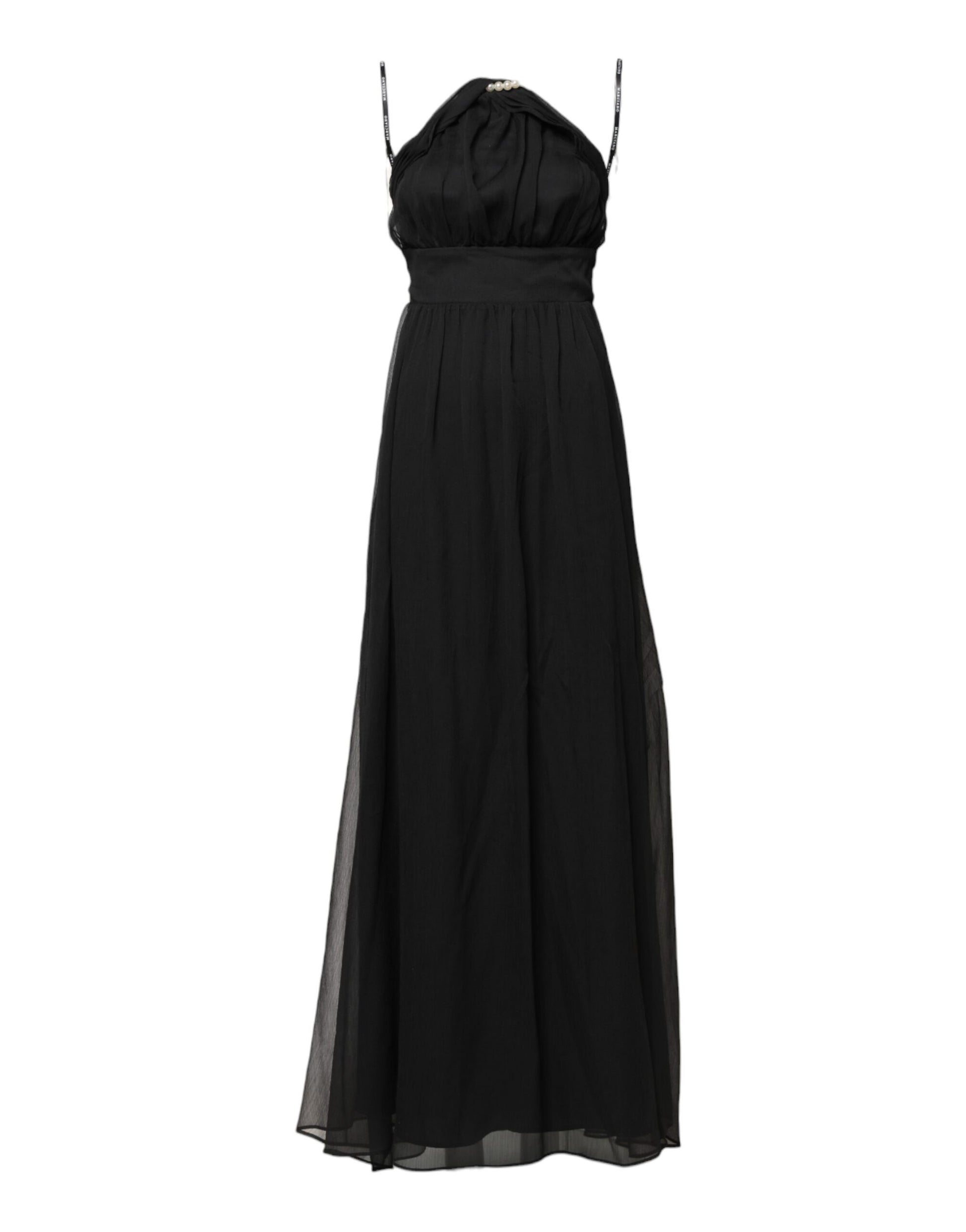 Robe longue sans manches en tulle noir avec perles Marciano by Guess