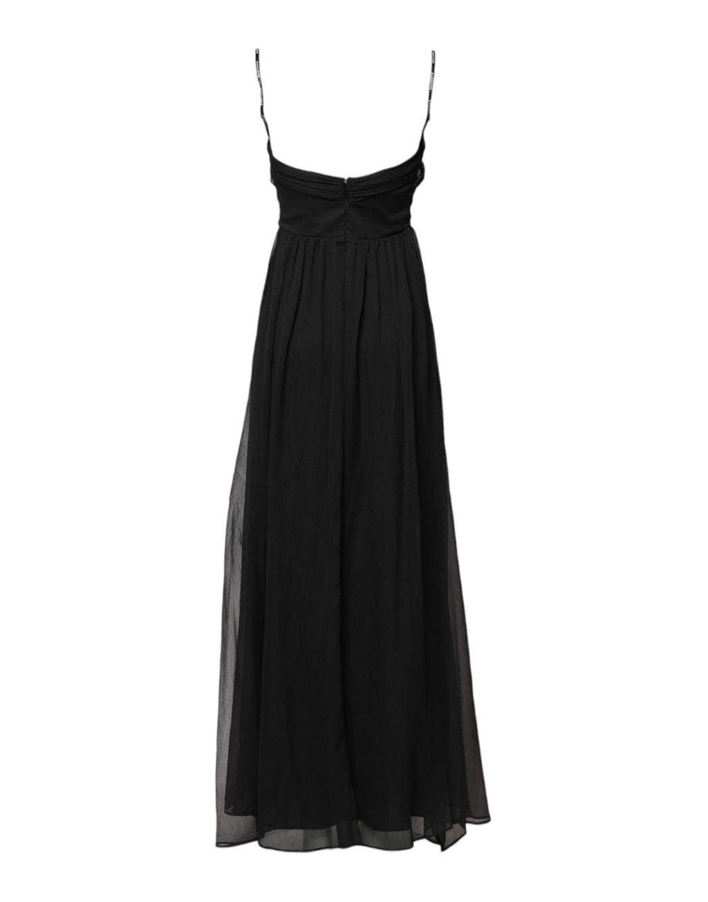 Robe longue sans manches en tulle noir avec perles Marciano by Guess